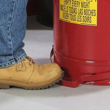 Load image into Gallery viewer, Steel Self-Closing Oily Waste Can