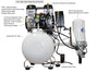 California Air Tools 10020HDCADC-22060 Ultra Quiet, Ultra Dry & Oil-Free Air Compressor with Drying System and Automatic Drain Valve