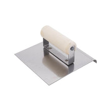Load image into Gallery viewer, Marshalltown CE513S 6 X 6 SS Edger; 3/8R, 1/2L-Wood Handle (6/Pack)