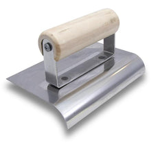 Load image into Gallery viewer, Marshalltown CE528S 8 X 8 SS Edger; 3/8R, 1/2L-Wood Handle (6/Pack)