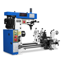 Load image into Gallery viewer, MechMaxx 1 HP 16''x32'' Multi-Function Metal Lathe Milling Machine Head for Metalworking – Lathe, Drilling, and Milling Operations with Powerful Motor, Perfect for DIY, Workshops, and Professional Met