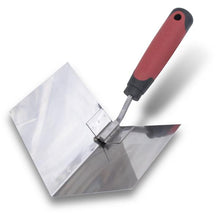Load image into Gallery viewer, Marshalltown CT911 Inside Corner Trowel with Soft Grip Hdl. 4" x 5" (6/Pack)
