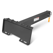 Load image into Gallery viewer, MechMaxx Adjustable Skid Steer Crane Jib Attachment, Manual Telescopic Manual Telescoping 6 FT - 10 FT, 5000 lbs Max Capacity, SSCJ50