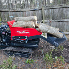Load image into Gallery viewer, MechMaxx 1100lbs Capacity E-Start 10HP 302cc Gas Engine Tracked Dumper Hydraulic Tipping and Lifting with Front Shovel, D50HTFL
