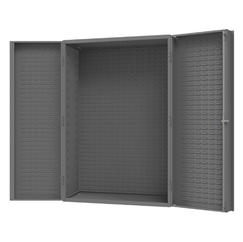 Durham DC-482472-BDLP-95 Customizable Cabinet, Louvered Panel, 14 Gauge, 48 X 24 X 72