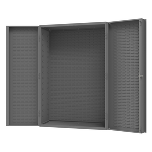 Durham DC-482472-BDLP-95 Customizable Cabinet, Louvered Panel, 14 Gauge, 48 X 24 X 72