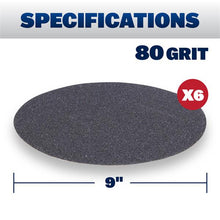 Load image into Gallery viewer, Marshalltown DISC80W Sanding Disc 80 Grit Wbt (14/Pack)