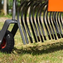 Load image into Gallery viewer, MechMaxx 72" Landscape Rake with Bolt-On Wheels &amp; 36 Tines 3 Point Hitch Tractor Attachment, LR72W