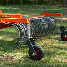 Load image into Gallery viewer, MechMaxx 72" Landscape Rake with Bolt-On Wheels &amp; 36 Tines 3 Point Hitch Tractor Attachment, LR72W
