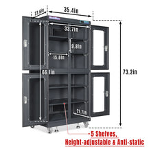 Load image into Gallery viewer, MechMaxx 20-60% RH Electronic Dry Cabinet 880L ESD Desiccator Cabinet Low Humidity Storage, EDC880A