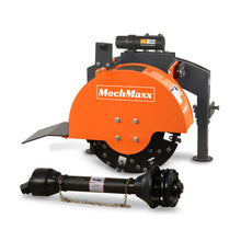 Load image into Gallery viewer, MechMaxx 3-Point PTO Stump Grinder with 34 Carbide Teeth (PTO Shaft Included with Slip Clutch), for 15-45HP Tractor, SG24