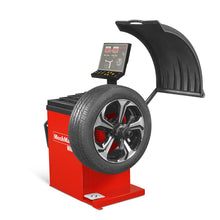 Load image into Gallery viewer, MechMaxx 10-24" Rim Wheel Balancer Car Tire Balancing Machine 40 mm Shaft with Foot Pedal Brake, Laser Guided and LED Illuminator, WB857