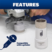 Load image into Gallery viewer, Marshalltown DTT10 1" (25mm) DIAMOND HOLE SAW FOR GRINDER (10/Pack)