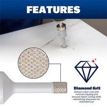 Load image into Gallery viewer, Marshalltown DTT12 1/2" (12mm) DIAMOND HOLE SAW FOR GRINDER (10/Pack)