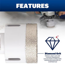 Load image into Gallery viewer, Marshalltown DTT2316 2-3/16" (55mm) (DIAMOND HOLE SAW FOR GRINDER (5/Pack)