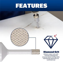 Load image into Gallery viewer, Marshalltown DTT316 3/16" (5mm) DIAMOND HOLE SAW FOR GRINDER (10/Pack)