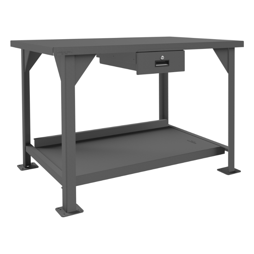 Durham DWB-3048-177-95 Workbench, 1 Drawer, 48 X 30 X 34-1/16