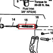 Load image into Gallery viewer, DeVilbiss MBD-12-K25 Spring Kit (Kit of 25) - item 15 highlighted in the Binks PARTS LIST parts diagram