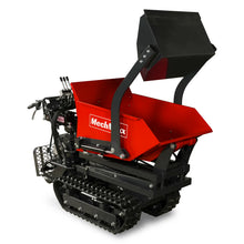Load image into Gallery viewer, MechMaxx 1100lbs Capacity E-Start 10HP 302cc Gas Engine Tracked Dumper Hydraulic Tipping and Lifting with Front Shovel, D50HTFL