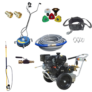 Pressure-Pro E4040KG-20/HTQBS CAT Pump & Electric Start Kohler CH440 Engine, 4000 PSI Deluxe Start Your Own Pressure Washing Business Kit w/ Aluminum Frame (47-State Compliant)