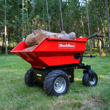 Load image into Gallery viewer, MechMaxx 1100Lbs Loading Battery Powered Barrow Electric Mini Dumper for Sale, 1000W 48V Brushless DC Motor, E50
