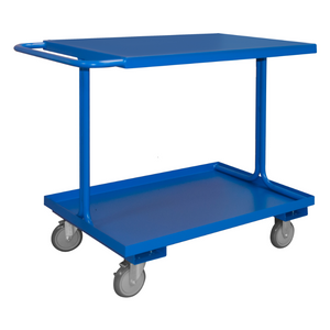 Durham EAS-2436-65T Easy Access Shelf Cart, 2 Shelves, 24 X 42 X 35-13/16