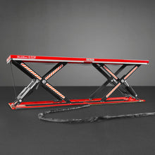 Load image into Gallery viewer, MechMaxx Stationary Electric Hydraulic Parallel Double Scissor Lift Table 3300lb Capacity, 108.3" x 31.5" Platform, 33.9" Lift Height, UL Certified Motor, ELT33P