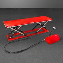 Load image into Gallery viewer, MechMaxx Stationary Electric Hydraulic Parallel Double Scissor Lift Table 3300lb Capacity, 108.3" x 31.5" Platform, 33.9" Lift Height, UL Certified Motor, ELT33P