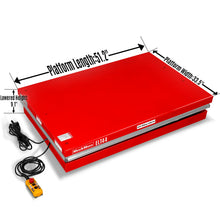 Load image into Gallery viewer, MechMaxx 4400lbs Capacity Stationary Powered Hydraulic Lift Table, 51.2" x 33.5" Platform, 41.3" Lift Height, UL Certified Motor, ELT44