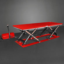 Load image into Gallery viewer, MechMaxx Stationary Electric Hydraulic Parallel Double Scissor Lift Table 6600lb Capacity, 112.9" x 39.4"Platform, 34.3"Lift Height, UL Certified Motor, ELT66P
