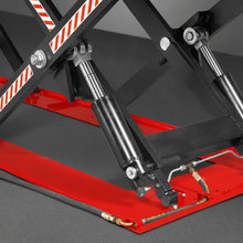 Load image into Gallery viewer, MechMaxx Stationary Electric Hydraulic Parallel Double Scissor Lift Table 6600lb Capacity, 112.9" x 39.4"Platform, 34.3"Lift Height, UL Certified Motor, ELT66P