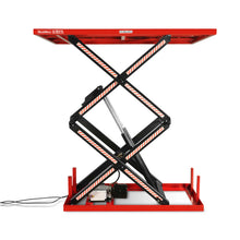 Load image into Gallery viewer, MechMaxx 2200 lbs Capacity Stationary Powered Hydraulic Double Scissor Lift Table, 86.6" x 51.2" Platform, 94.5" Lift Height, UL Certified Motor, ELTD22L