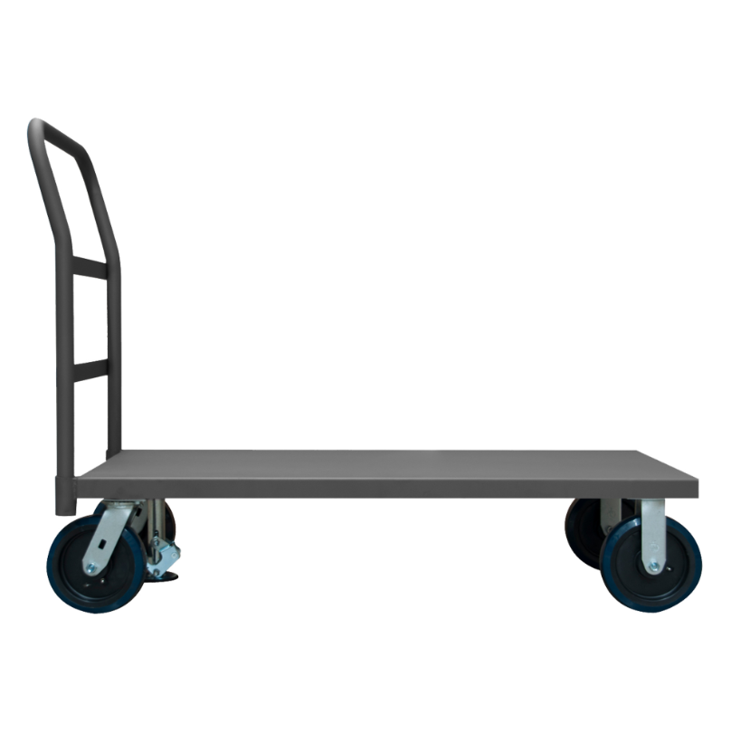 Durham EPTFL24488PU95 Platform Truck, Floor Lock, 3600 Lbs. Capacity, 24 X 48