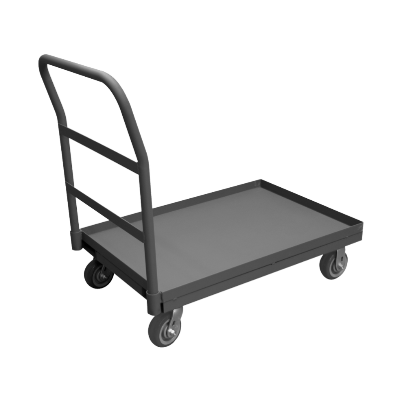 Durham EPTLU18365PU95 Platform Truck, Lips Up, 1400 Lbs. Capacity, 18 X 36