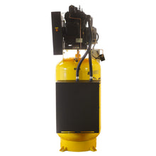 Load image into Gallery viewer, EMAX ESPR07V080V3-460 Silent Air Industrial 7.5HP Air Compressor – 31 CFM, 3-Phase 460V, 80-Gal Vertical, Pressure Lube Pump, Auto Drain &amp; Aftercoolers