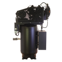 Load image into Gallery viewer, EMAX EVW10V080V13-208 Hydro SMART AIR® Silent Air Compressor – 10HP, 38 CFM, 80 Gallon, 1 &amp; 3 Phase 208V, Water-Cooled 2-Stage Pressure Lubricated Pump, Smart PLC with WiFi, 100% Duty Cycle