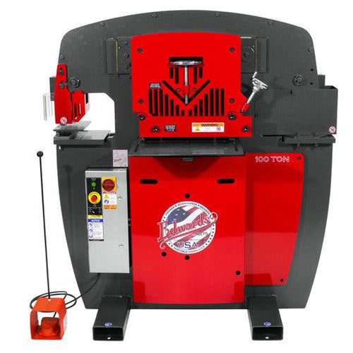 Edwards 100 Ton Ironworker 3 Phase, 460 Volt with PowerLink