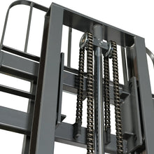 Load image into Gallery viewer, MechMaxx 2640lbs Lithium-ion Electric Straddle Stacker, 138" Lift, Adjustable Legs &amp; Forks, F26-138S