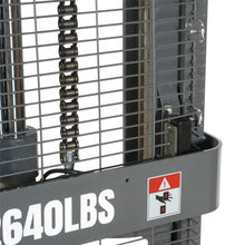 Load image into Gallery viewer, MechMaxx 2640lbs Electric Straddle Stacker, 118" Lift, Adjustable Legs &amp; Forks, F26-118SLA