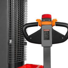 Load image into Gallery viewer, MechMaxx 3300lbs Lithium-ion Electric Straddle Stacker, 98" Lift, Adjustable Legs &amp; Forks, F33-98S