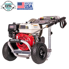 Load image into Gallery viewer, Simpson Aluminum ALH3425-S 3600 PSI @ 2.5 GPM Honda GX200 AAA Triplex Cold Water Gas Pressure Washer - 49-State