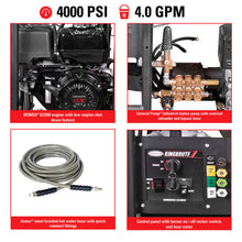 Load image into Gallery viewer, Simpson King Brute KB65133 4000 PSI @ 4.0 GPM Honda GX390 General Pump Triplex Hot Water Gas Pressure Washer (49-State)