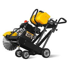 Load image into Gallery viewer, MechMaxx 5.8 HP Walk-Behind Concrete Floor Saw, 14 in Blade, 4 in Cutting Depth, FS350Z
