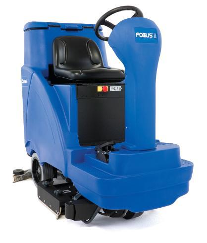 Clarke 56114023 FOCUS® II 28 BOOST® Automatic Floor Scrubber 420 Ah wet batteries, shelf charger, pad holder