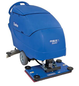 Clarke 05415A FOCUS® II Disc 34 242 Automatic Floor Scrubber Ah wet batteries, onboard charger, pad holder and chemical mixing system