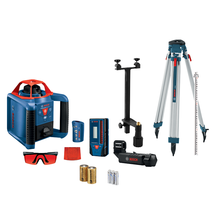 Bosch REVOLVE900 Self-Leveling Horizontal/Vertical Rotary Laser Kit