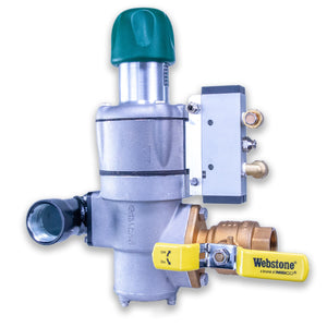 Clemco 31172 GritWizard Metering Valve, 1.25" W/Ball Valve