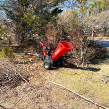 Load image into Gallery viewer, MechMaxx 4 inch DUCAR 212cc 7hp Gas Engine Powered Wood Chipper with Towbar, GS650