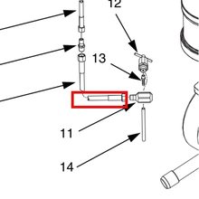 Load image into Gallery viewer, Graco H53825 Hose, CPLD, 5600 PSI, 3/8ID, 25FT - item 9 highlighted in the Graco 332245EN-H parts diagram