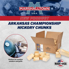 Load image into Gallery viewer, Marshalltown HCKCHNK10 Hickory Wood Chunks 10lbs